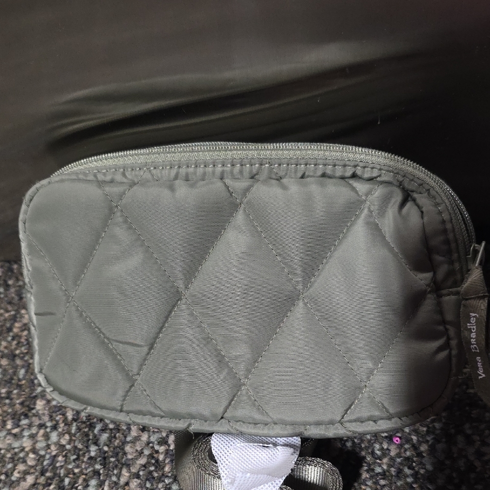 Vera Bradley Quilted Crossbody Bag in Olive